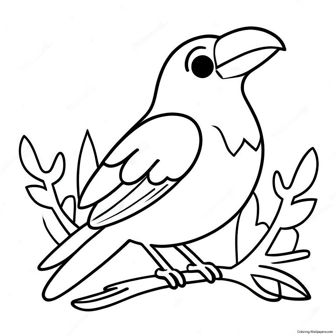 Ravens Coloring Page 12424