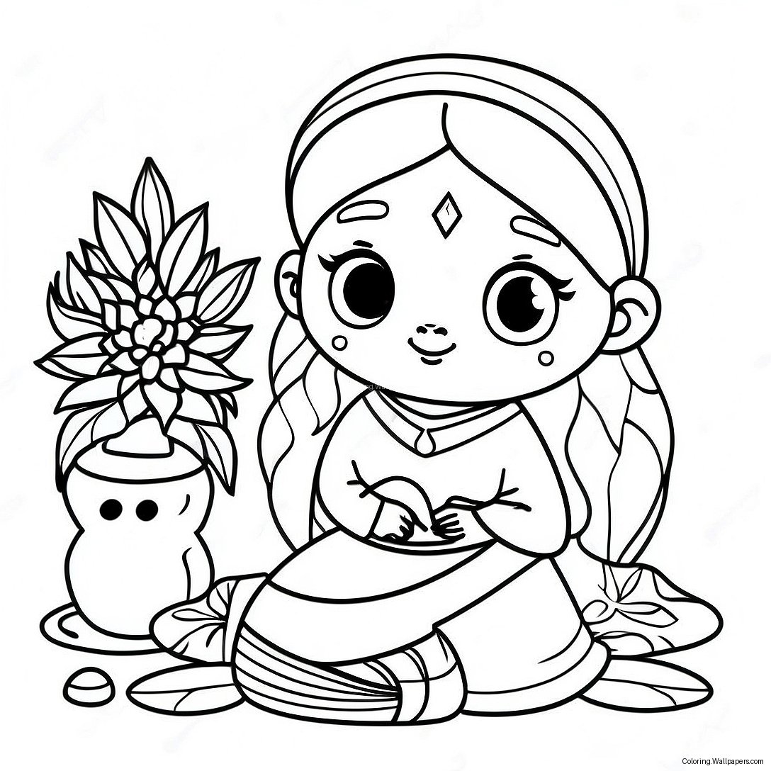 Raya Coloring Page 3256