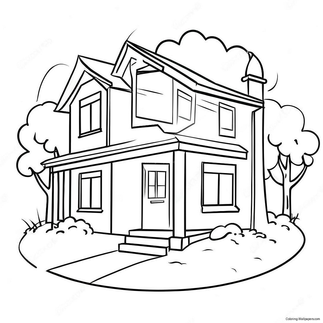 Real Estate Coloring Page 38235