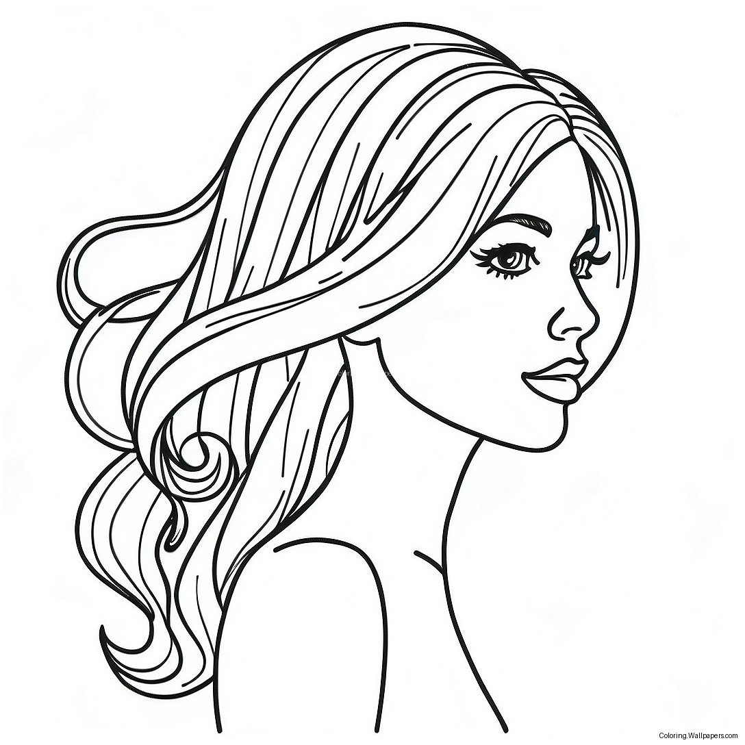 Realistic Hair Coloring Page 26575