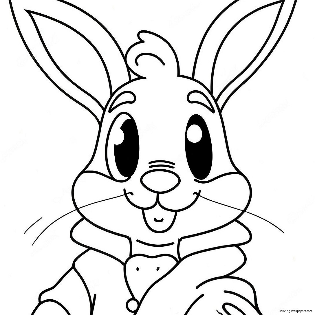 Rebecca Rabbit Coloring Page 55392