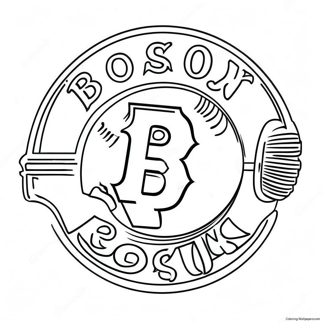 Red Sox -Logo Värityskuva 11859