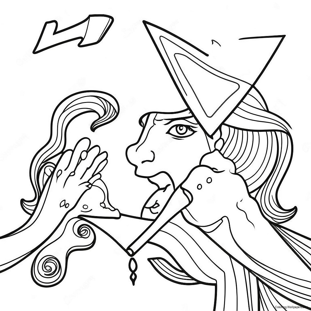 Red X Coloring Page 53064