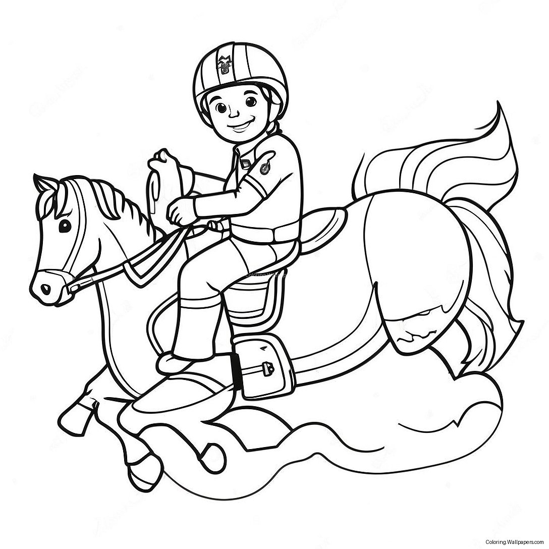 Rescue Riders Coloring Page 7355