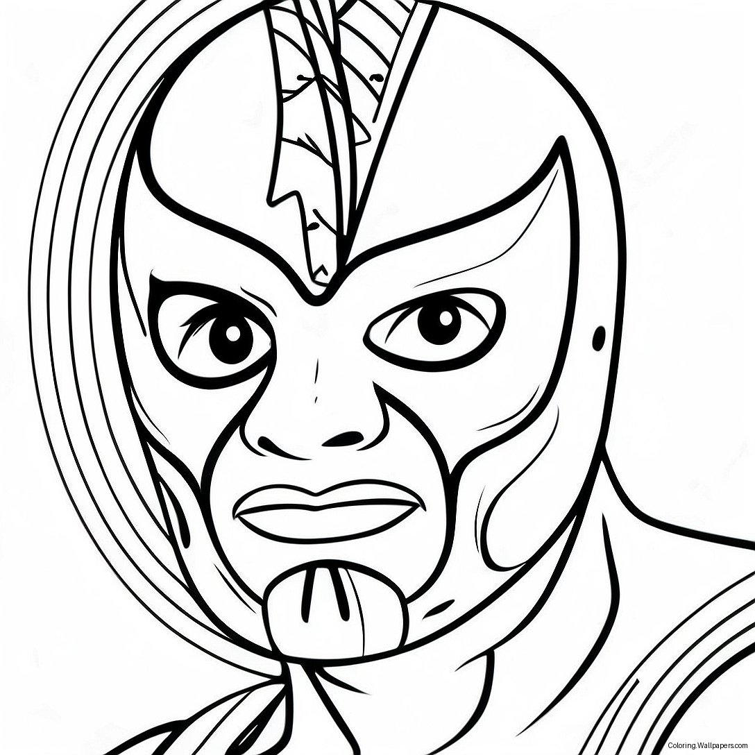 Rey Mysterio Målarbild 13217