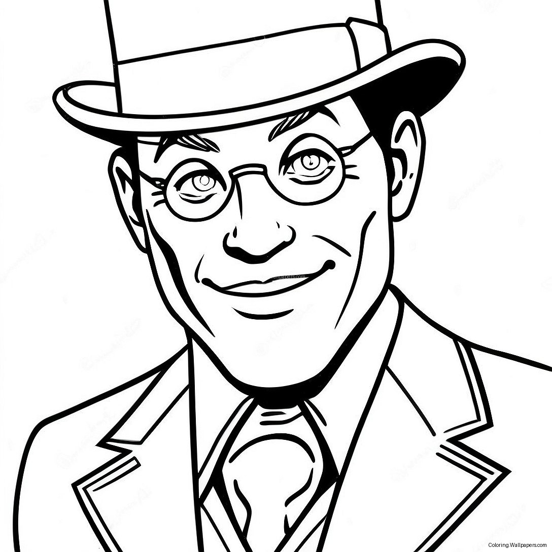 Riddler Coloring Page 43712