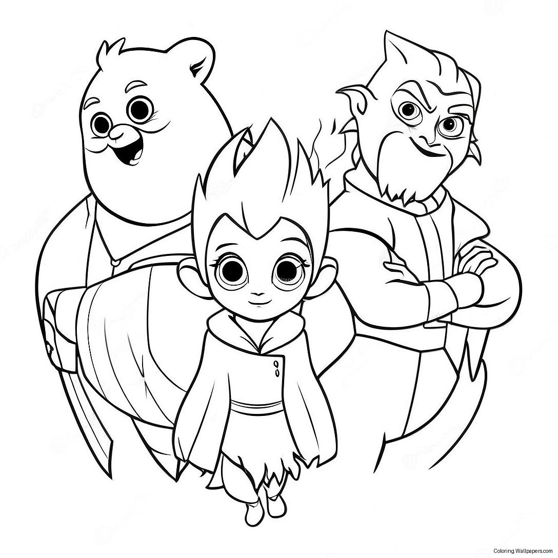 Rise Of The Guardians Coloring Page 33612