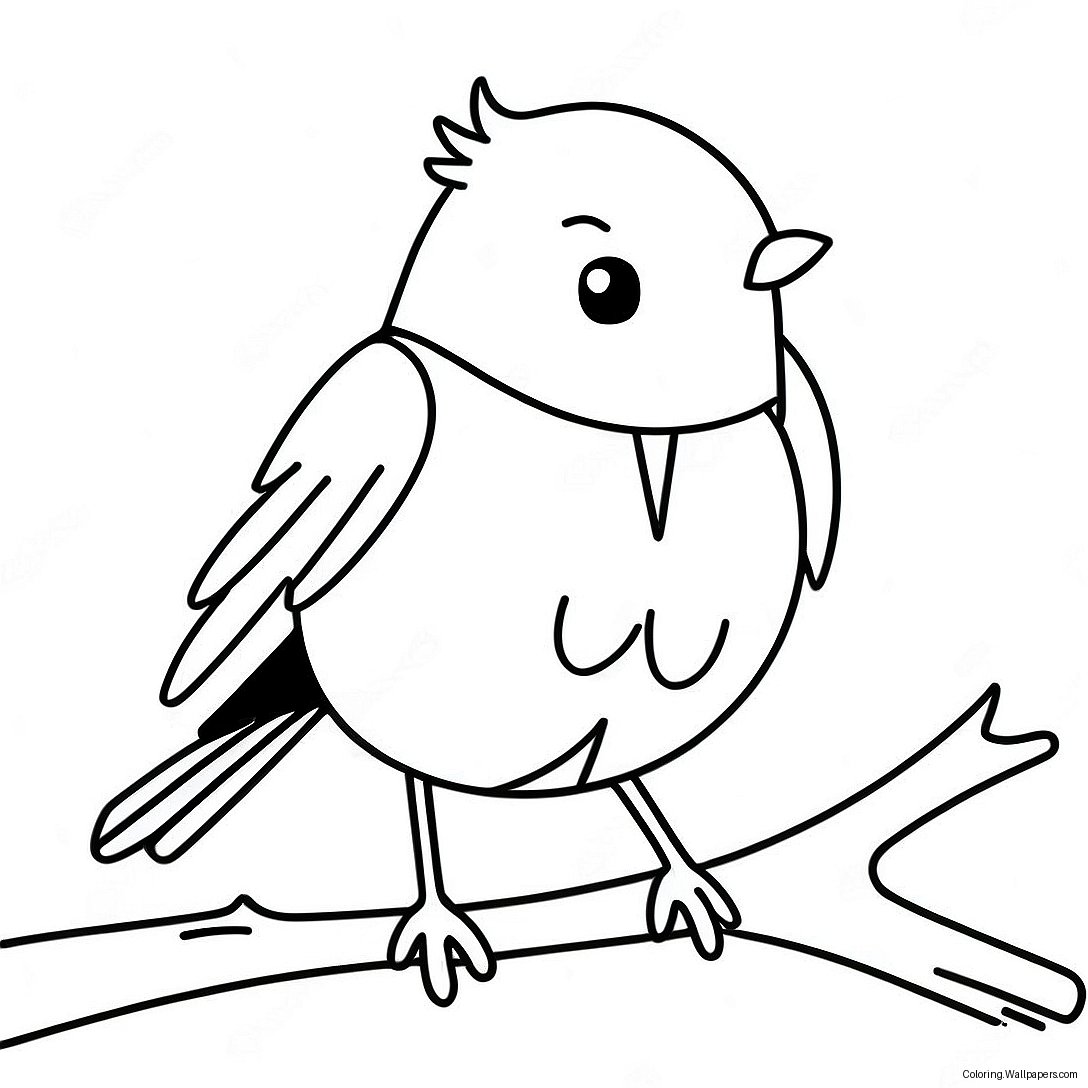 Robin Coloring Page 12786