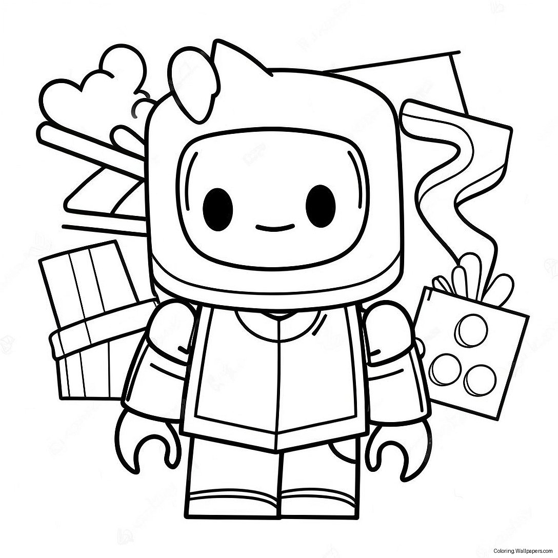 Página Para Colorear De Roblox Para Chicas 11496