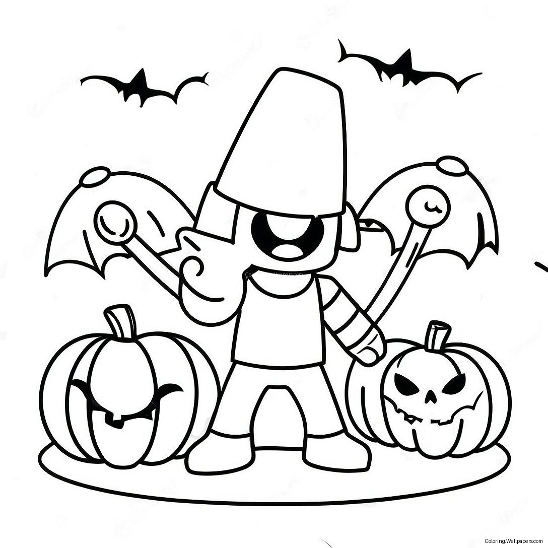 Roblox Halloween Coloring Page 43898