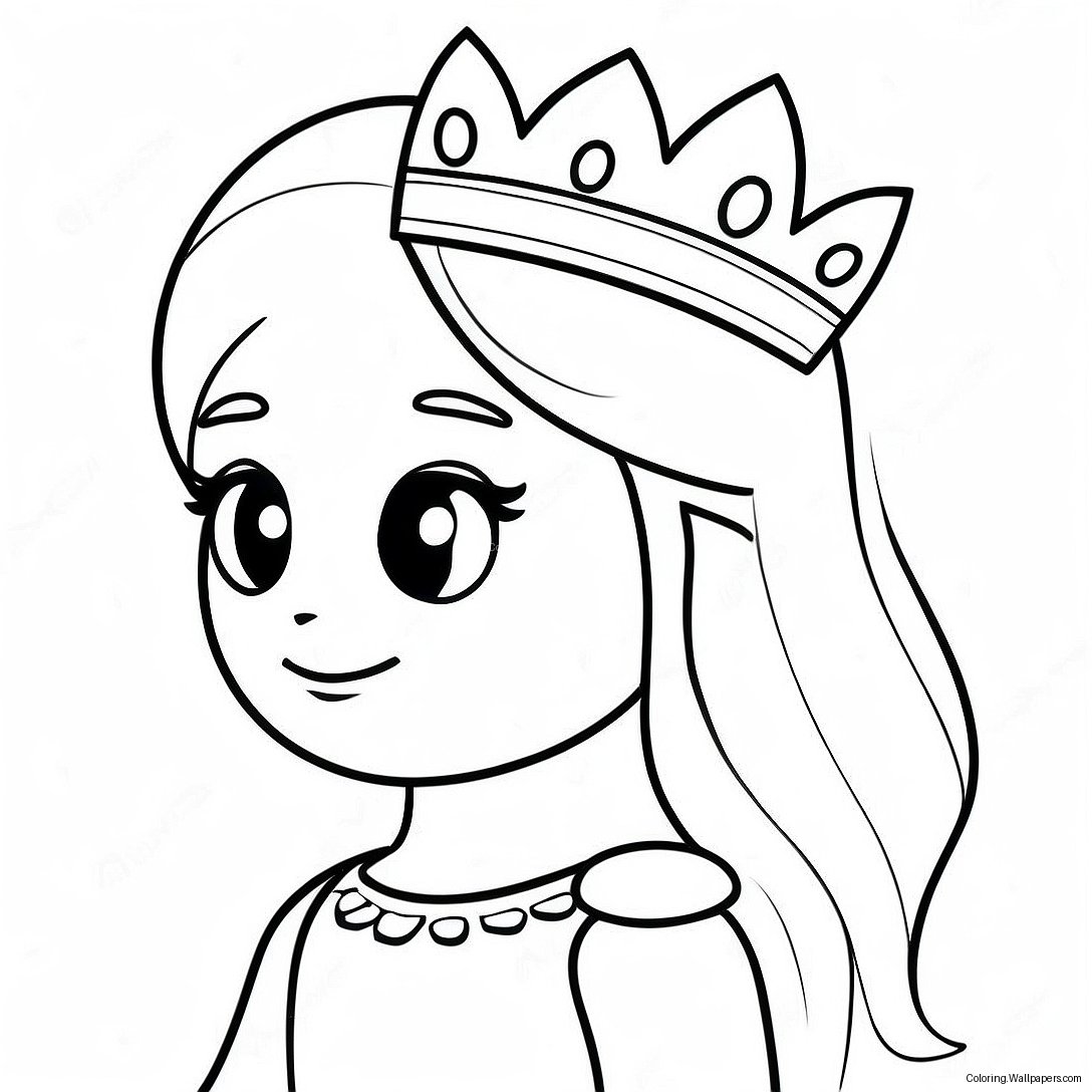 Página Para Colorir Da Princesa Roblox 43102