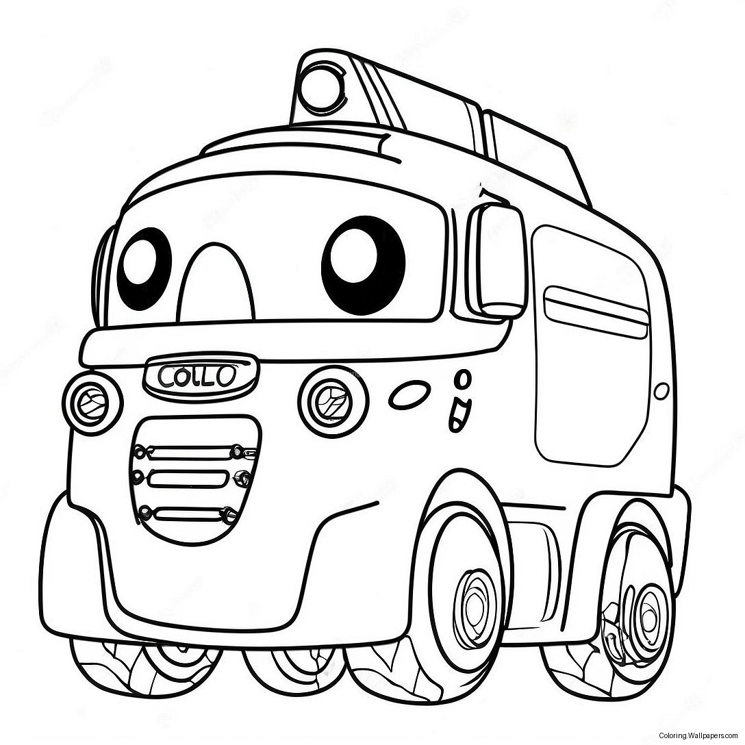 Robocar Poli Coloring Page 28476