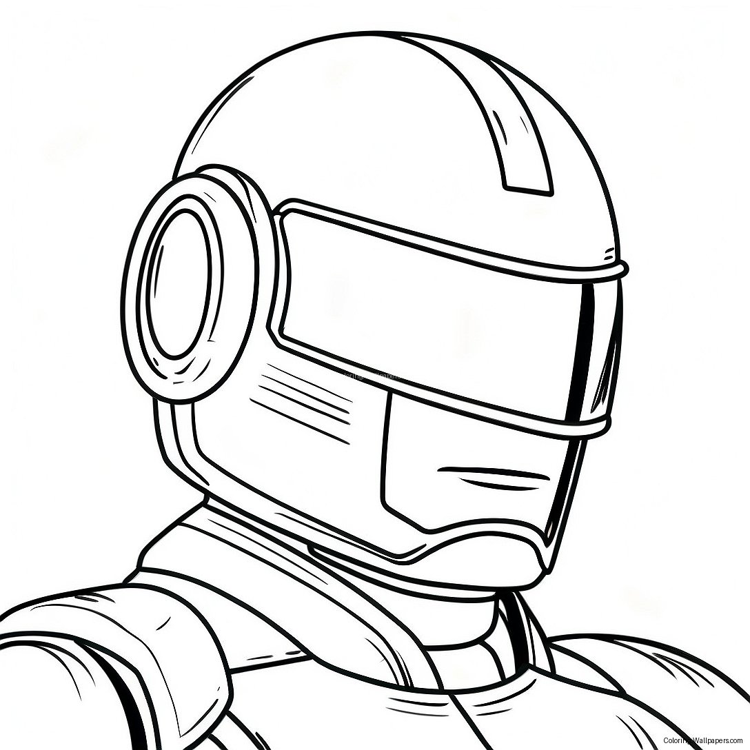 Robocop Coloring Page 54478