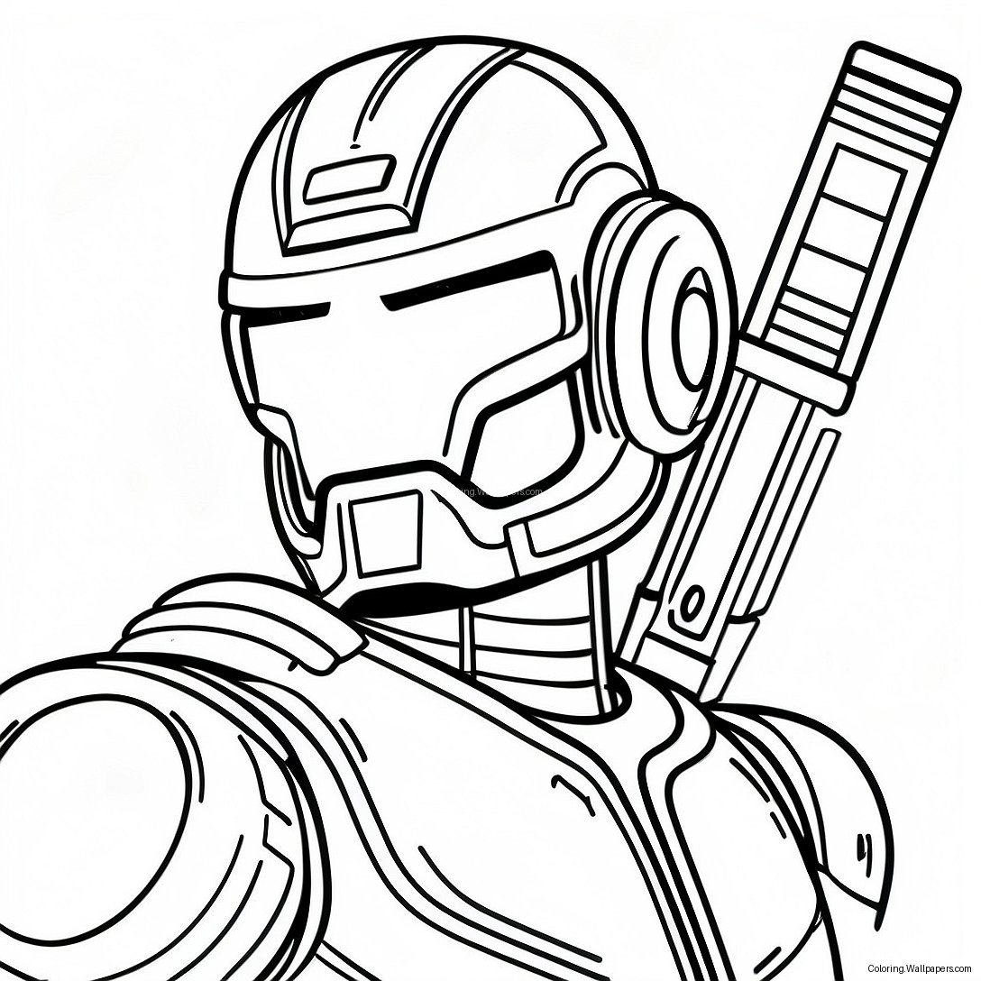 Robocop Coloring Page 54480