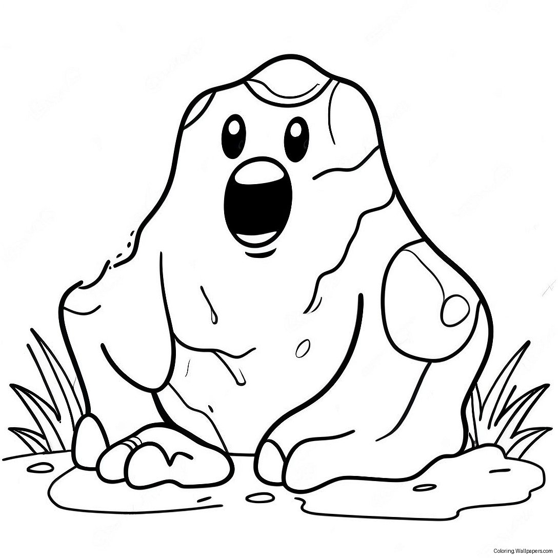 Rock Coloring Page 3000