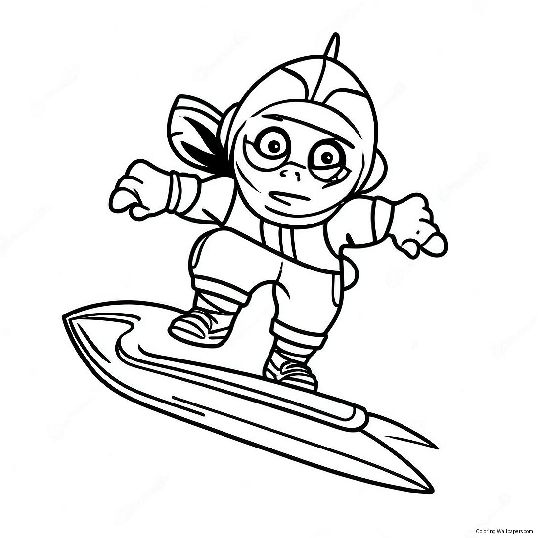 Rocket Power Coloring Page 22206