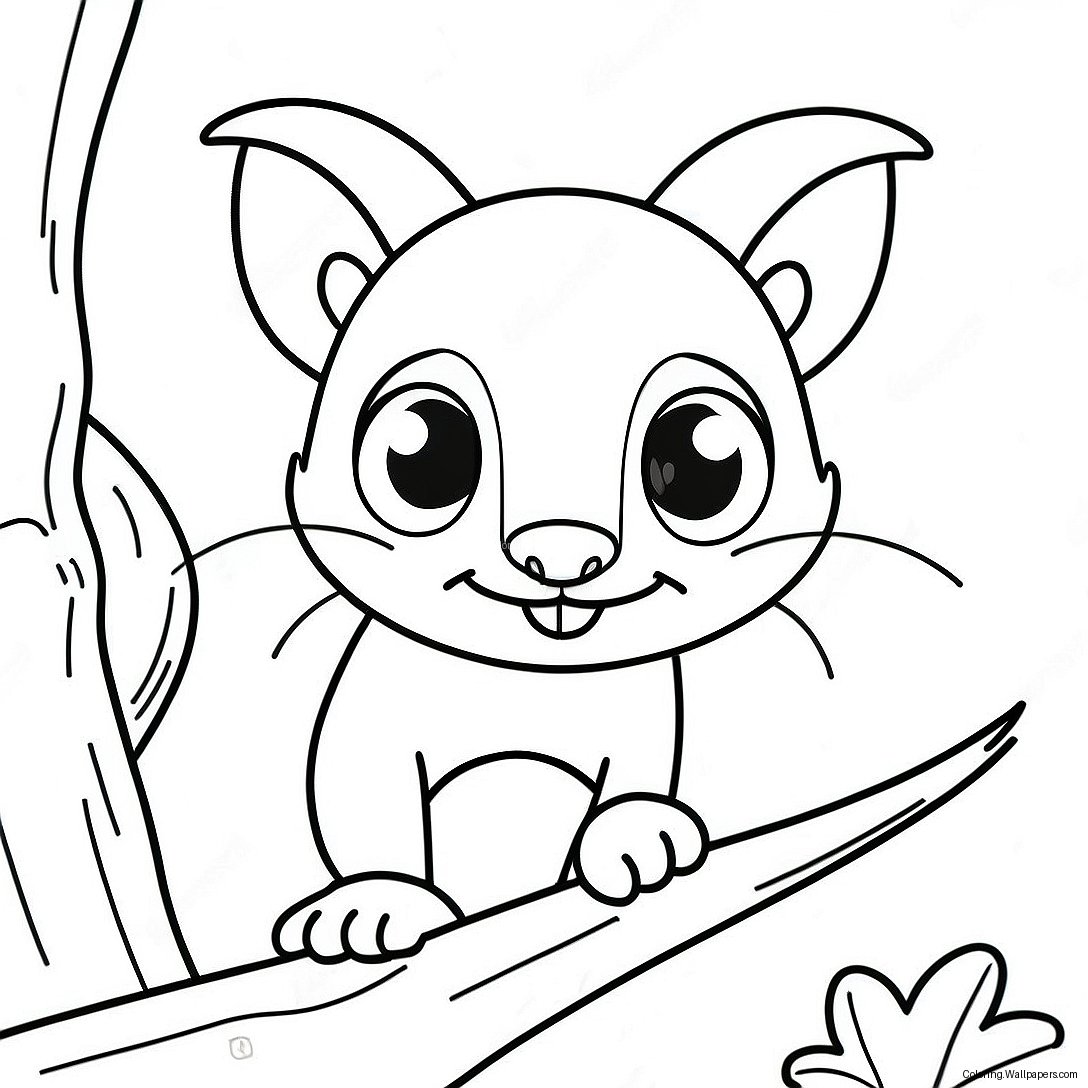 Rocky The Flying Squirrel Coloring Page 57274