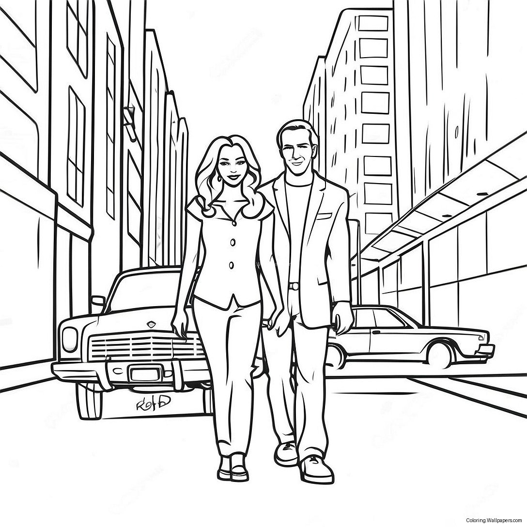 Roddy And Rita In The City Coloring Page 53741