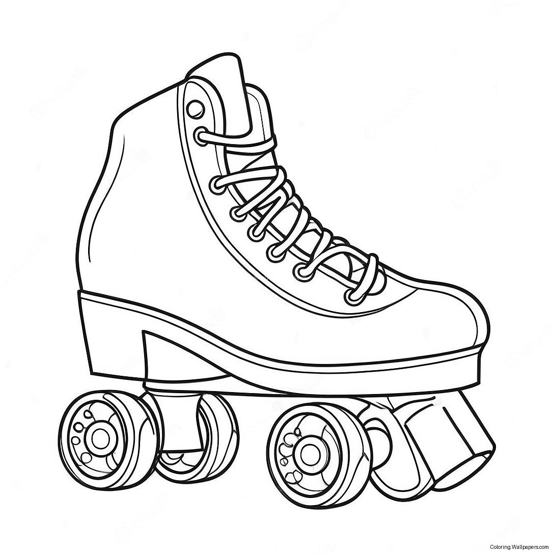 Roller Skate Coloring Page 16787