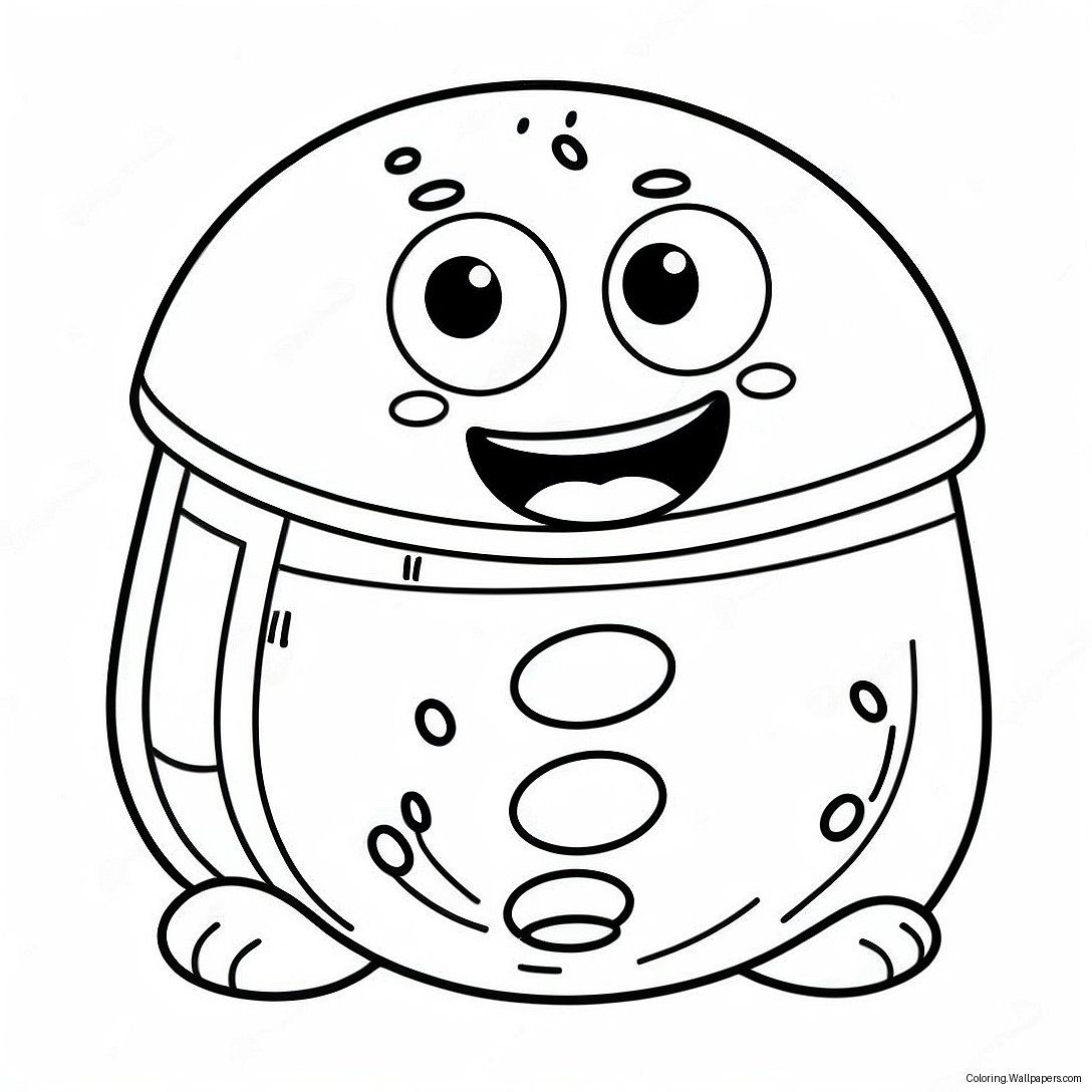 Roly Poly Character Coloring Page 56586