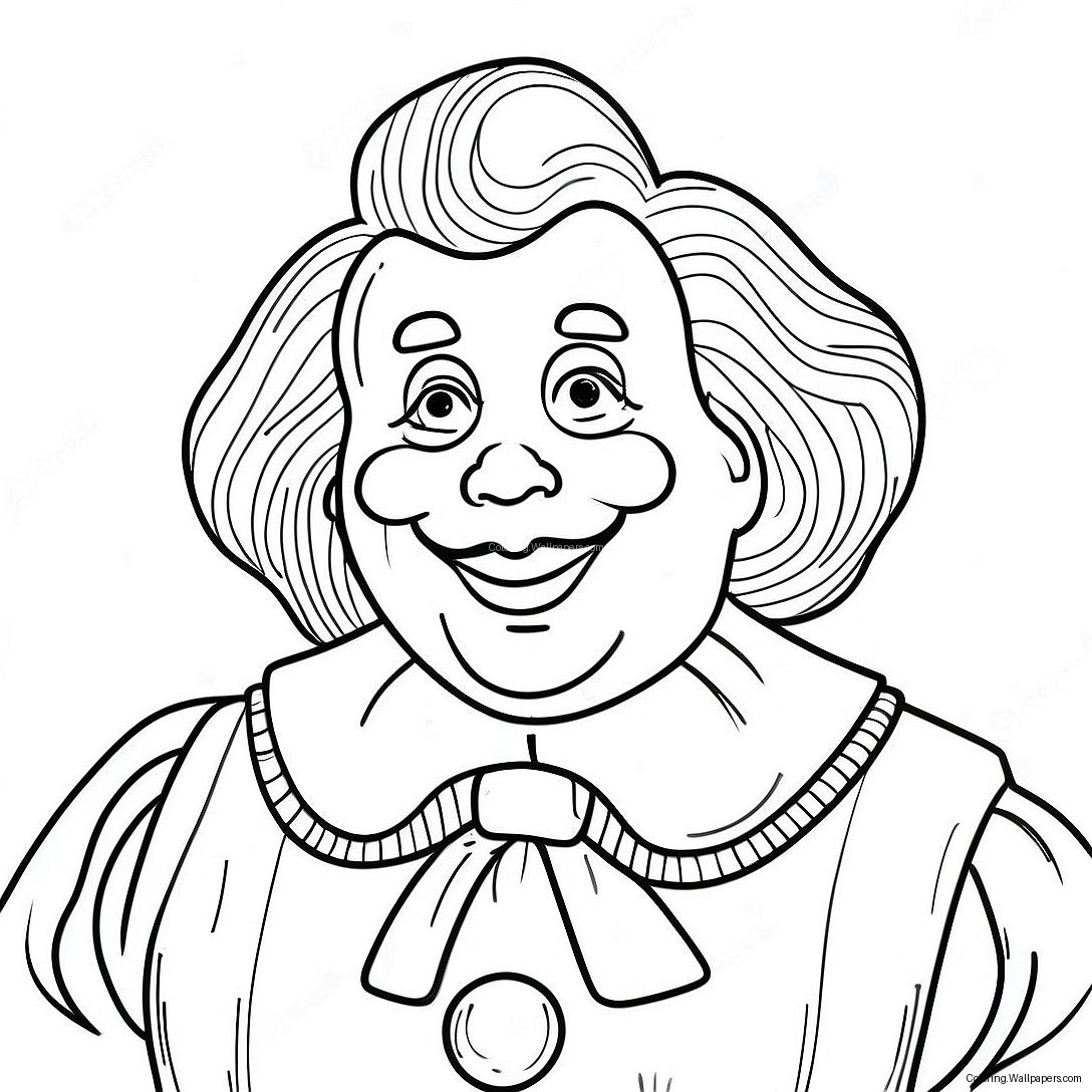 Ronald Mcdonald Coloring Page 27289