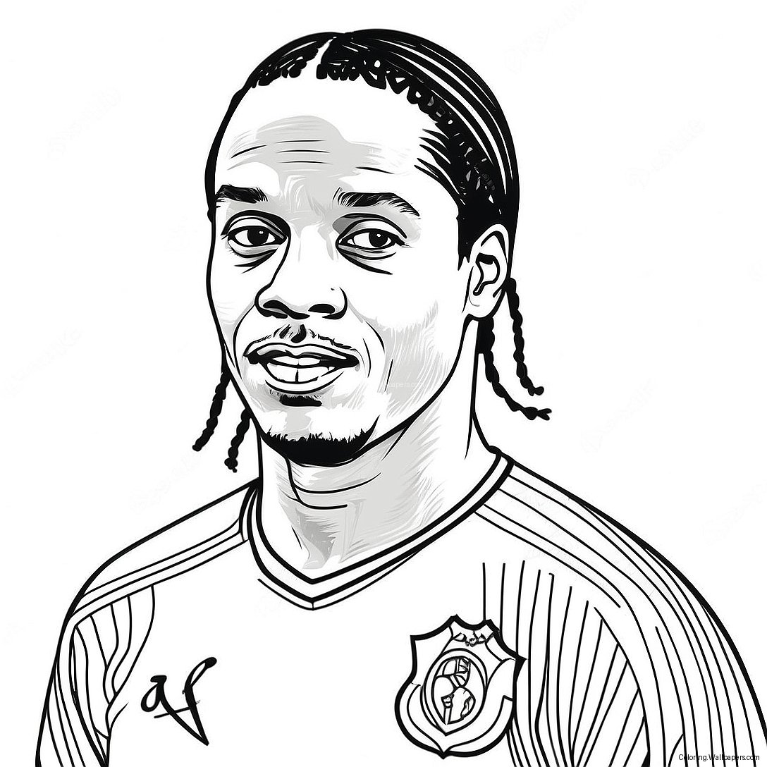 Ronaldinho Coloring Page 15551