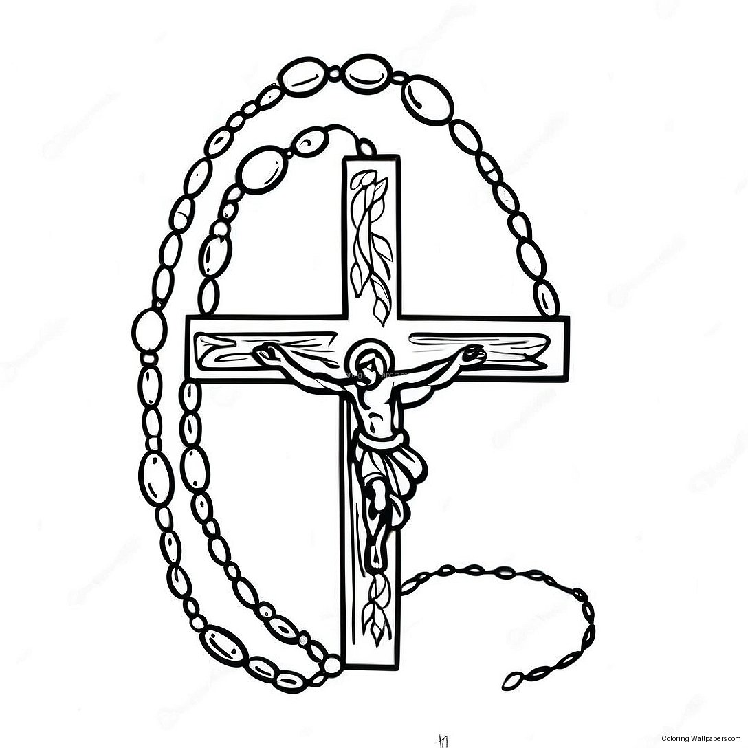 Rosary Coloring Page 14507