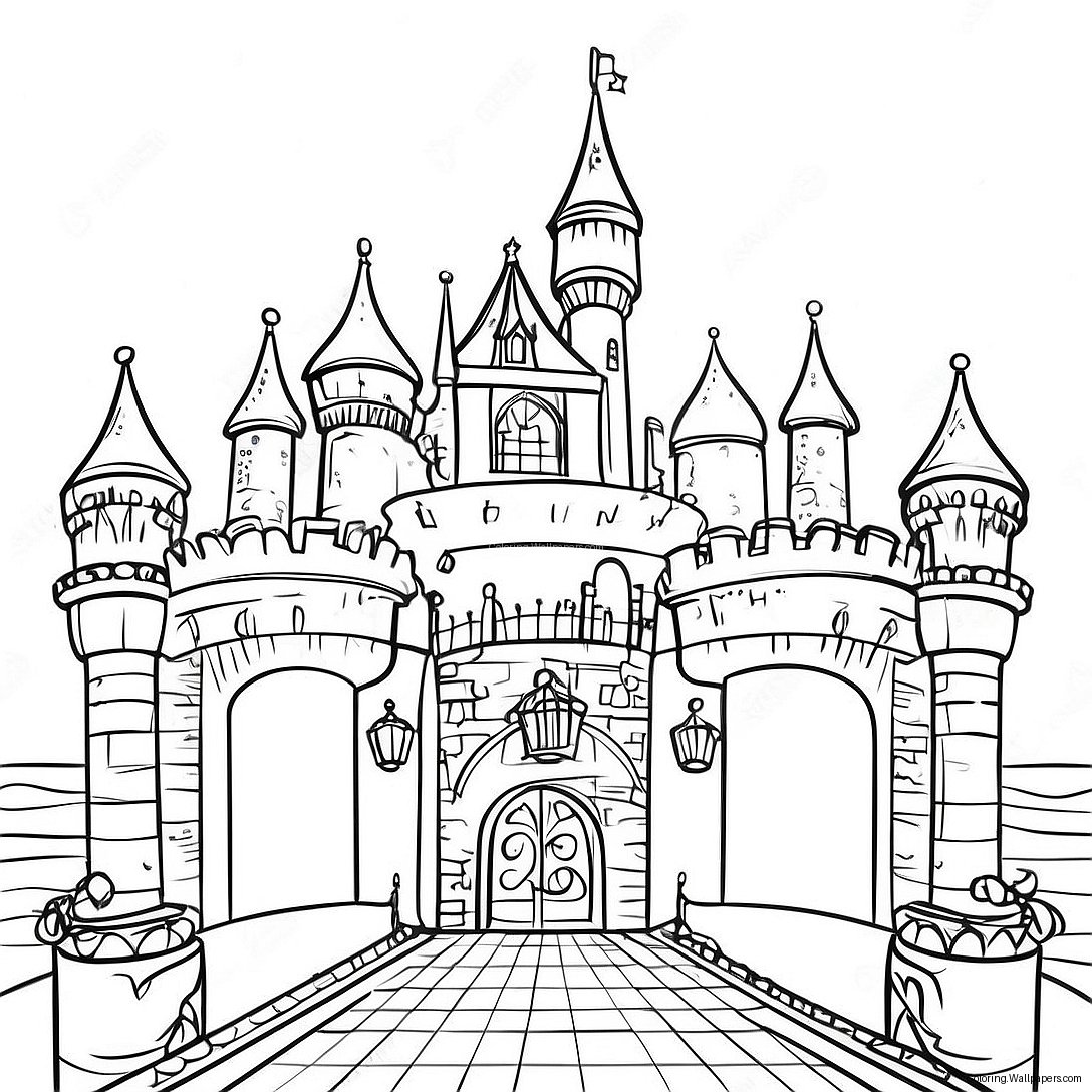 Page À Colorier Château Royal 20328