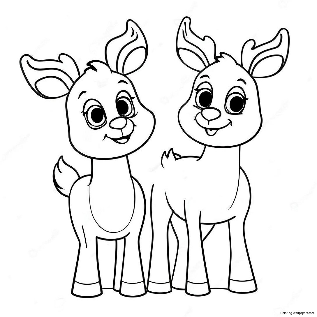 Rudolph Und Clarice Ausmalbild 29467