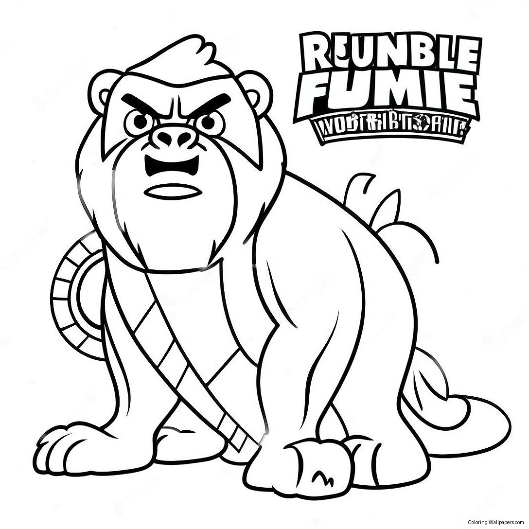 Rumble Movie Coloring Page 56105