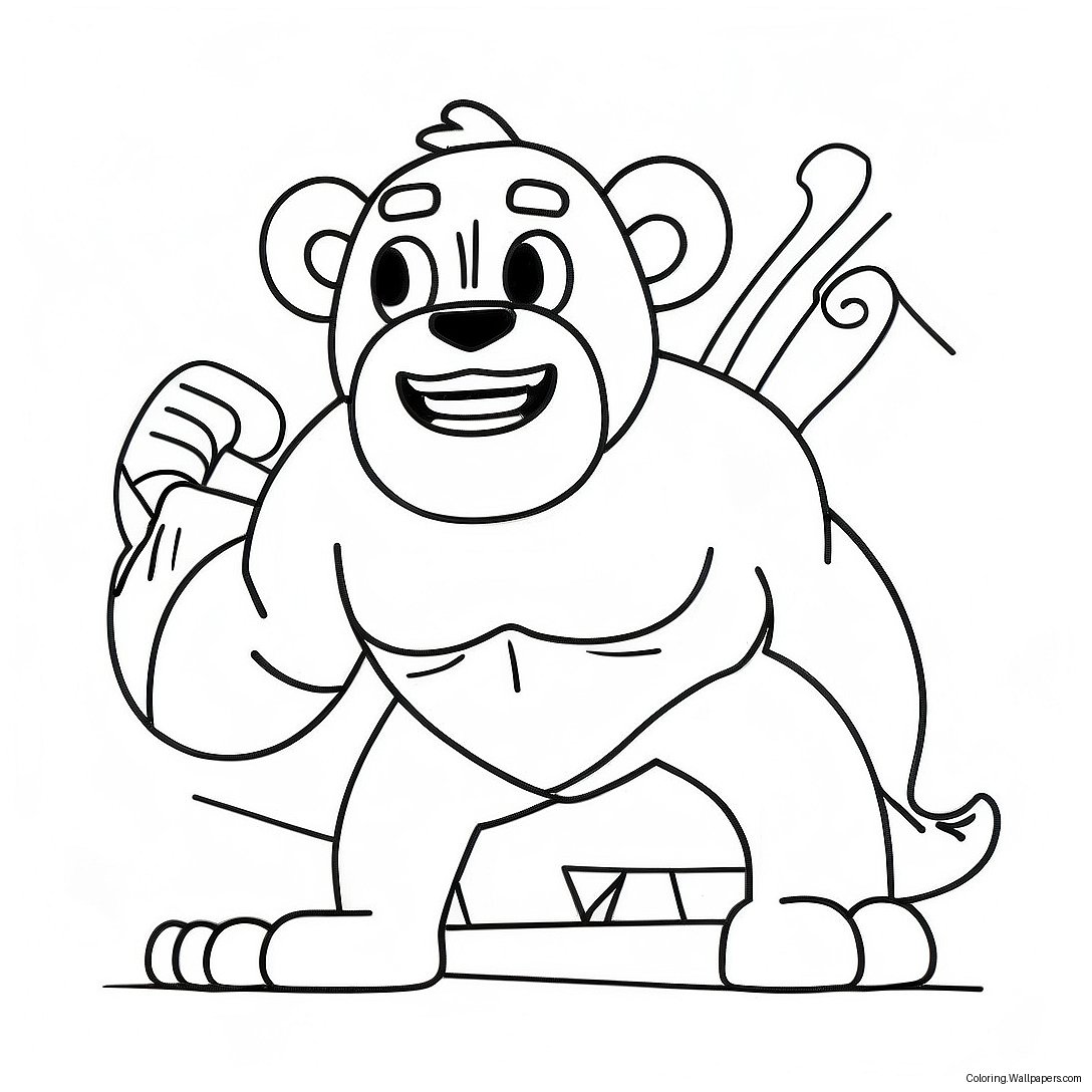 Rumble Movie Coloring Page 56106