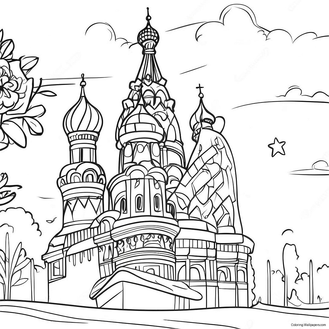 Russia Coloring Page 27626