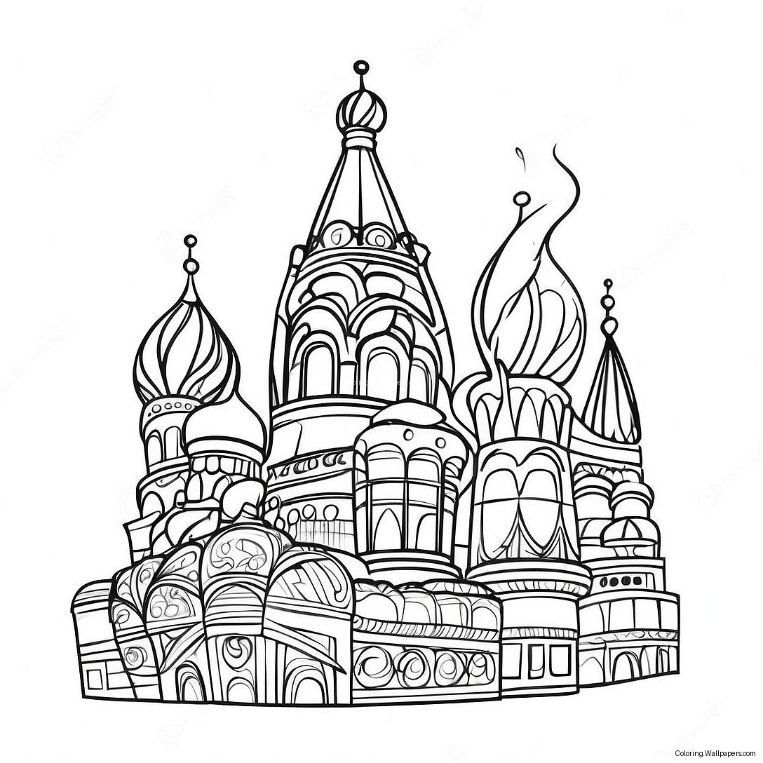 Russia Coloring Page 27628