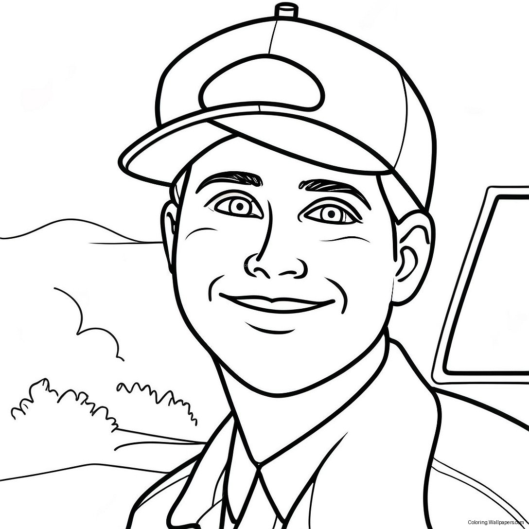 Ryan Coloring Page 4341