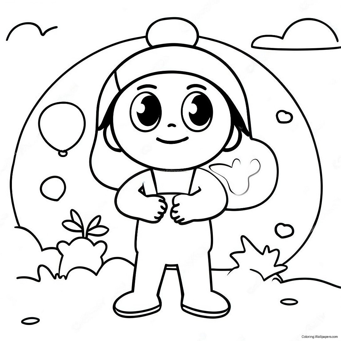 Ryan's World Coloring Page 1732