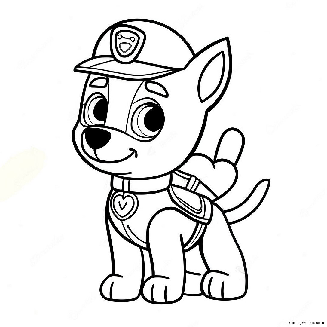 Ryder Paw Patrol Boyama Sayfası 15798