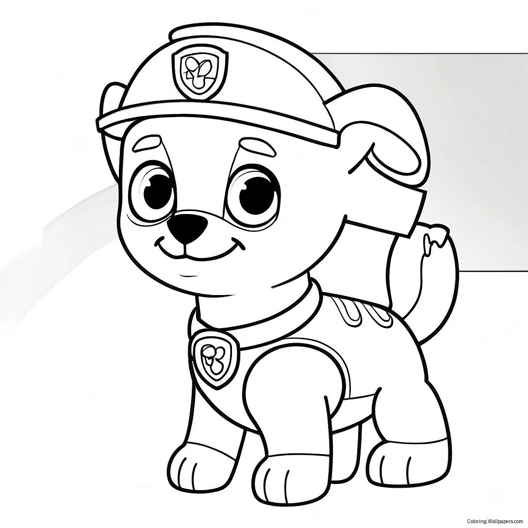 Pagini De Colorat Cu Ryder Din Paw Patrol 15800