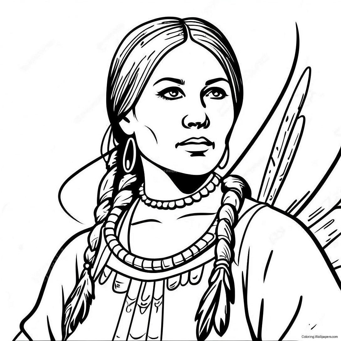 Página Para Colorear De Sacagawea 38559