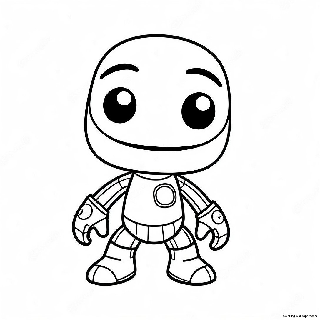 Sackboy Coloring Page 52943