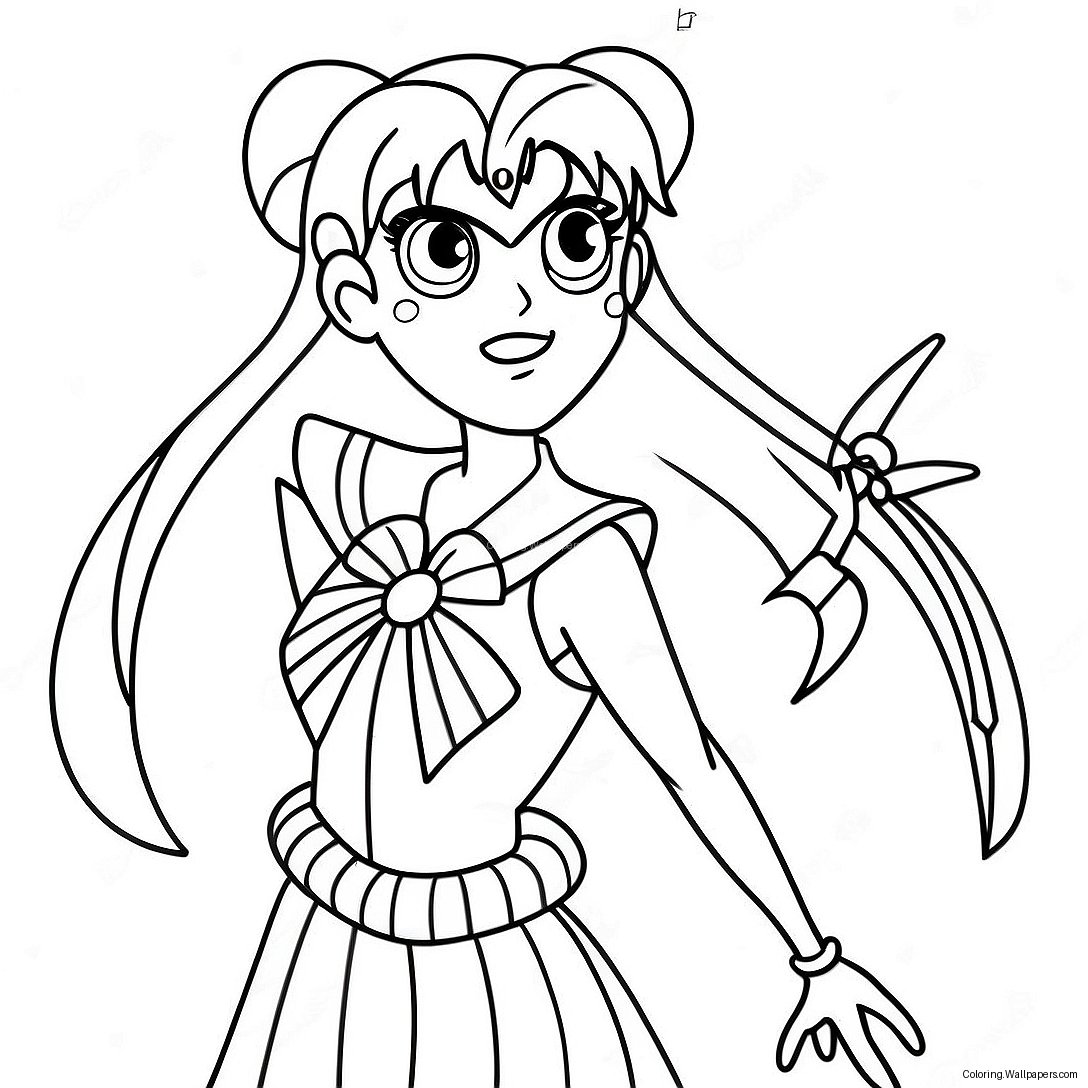 Sailor Pluto Coloring Page 45122