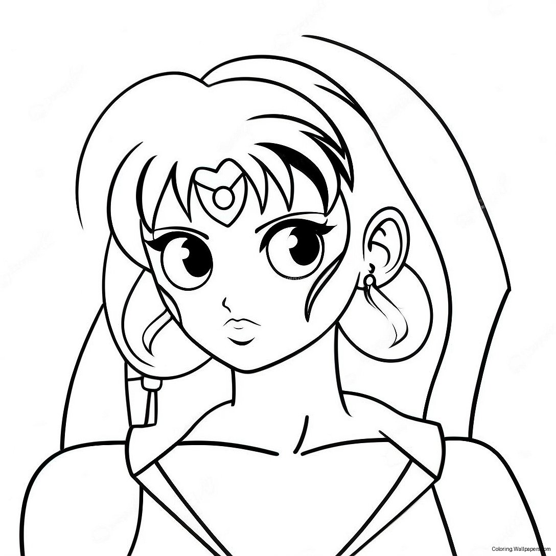 Sailor Pluto Kleurplaat 45123