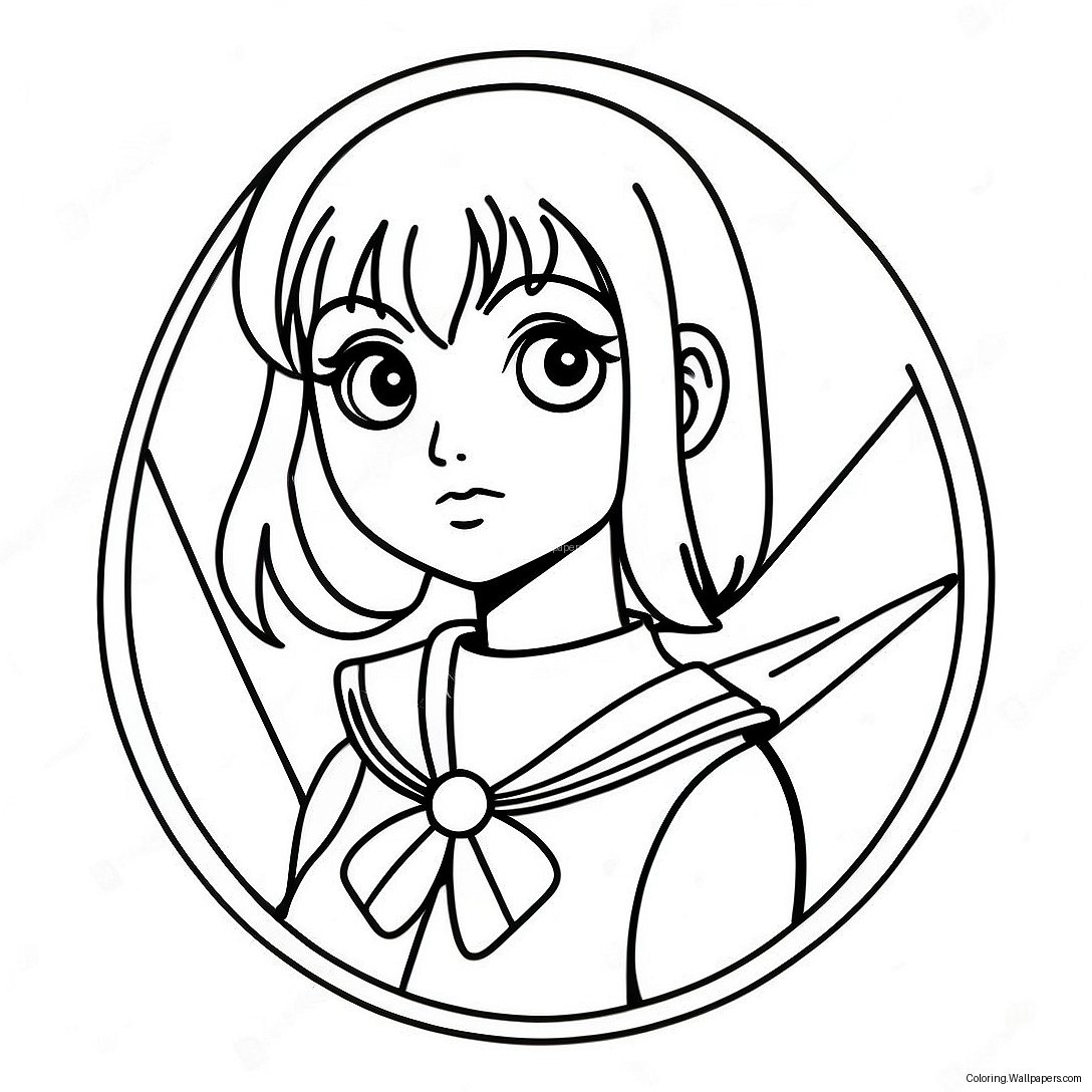 Sailor Saturn Coloring Page 37335