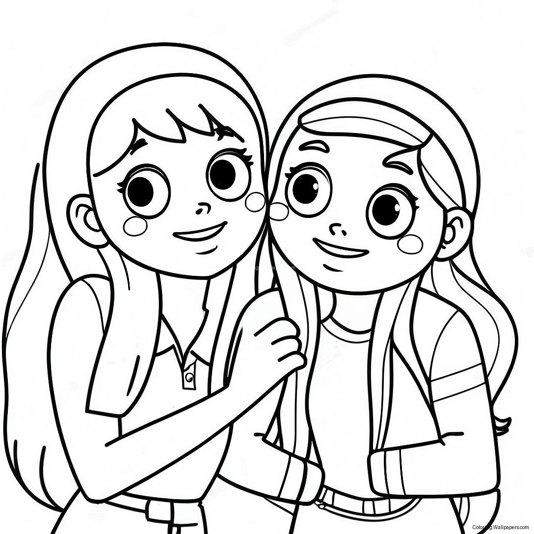 Página Para Colorir Do Sam E Cat Se Divertindo 28926