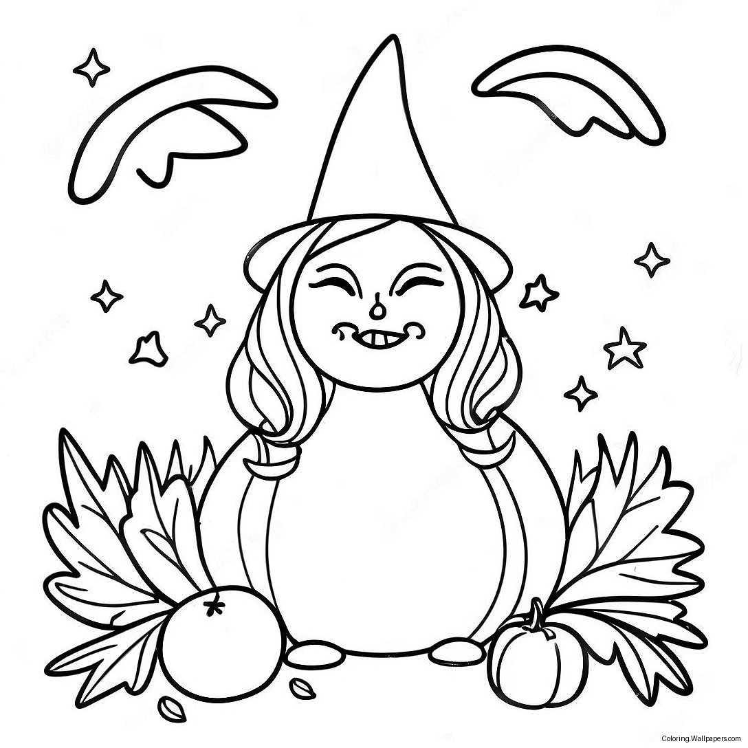 Samhain Celebration Coloring Page 37231