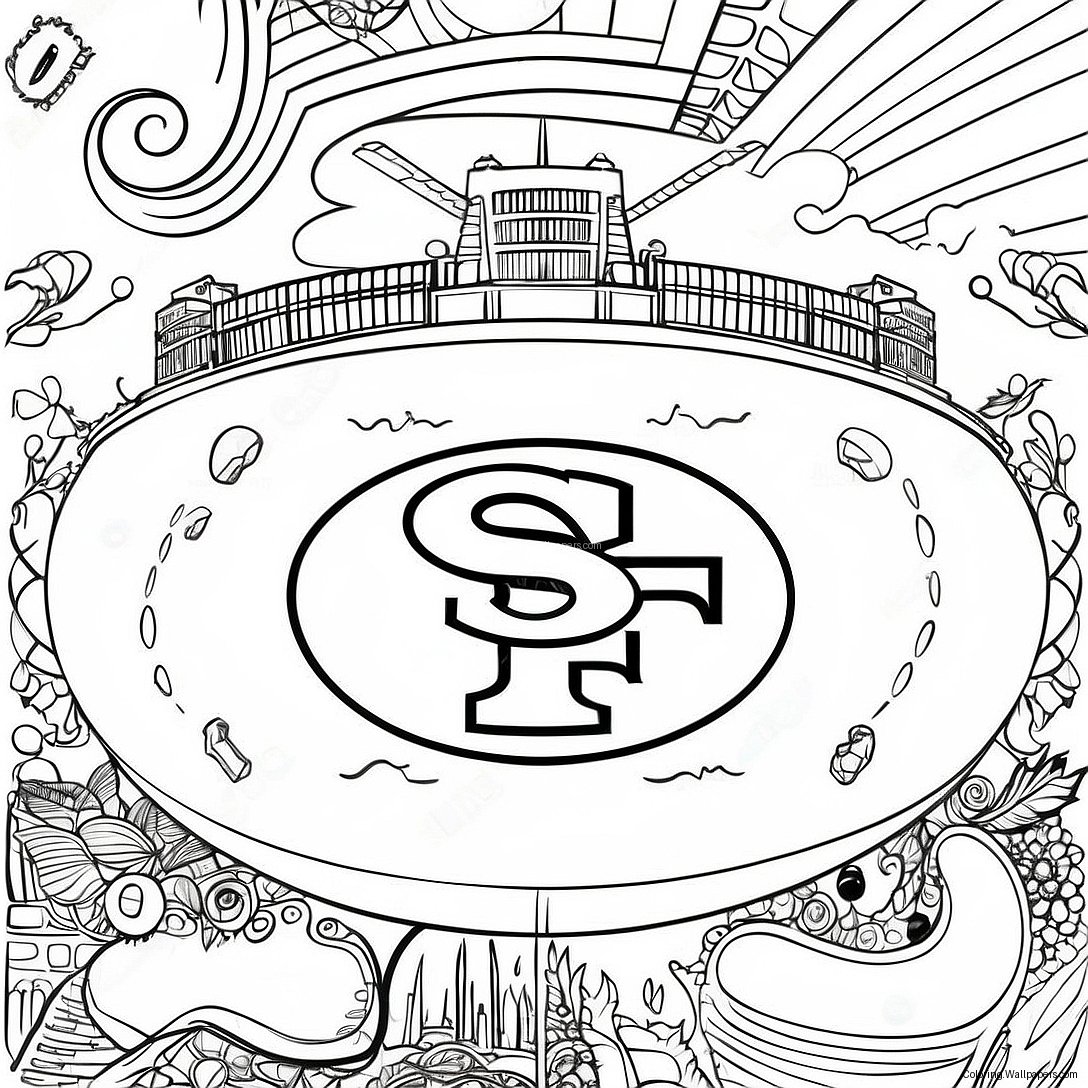 Page À Colorier Logo Des San Francisco 49ers 9253