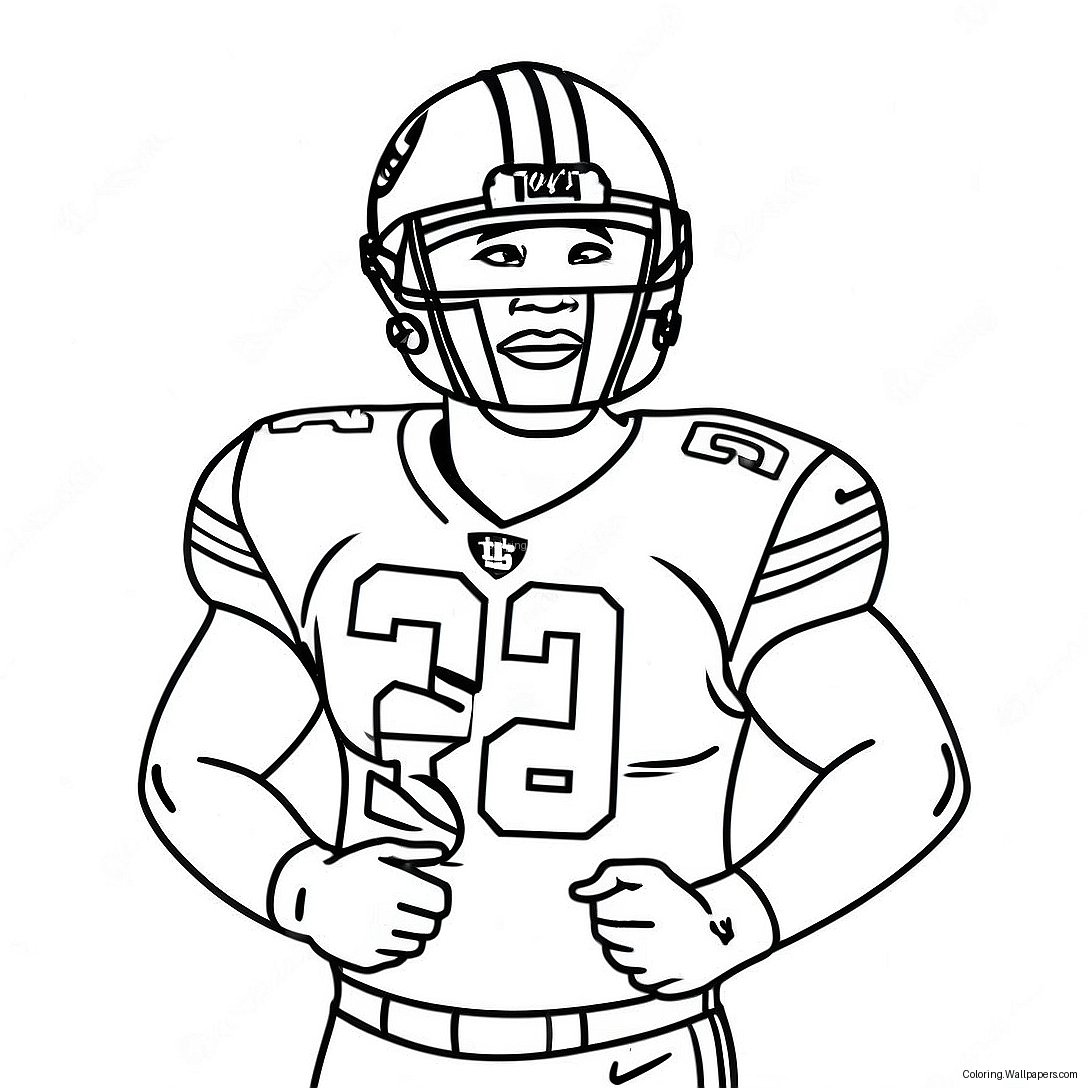 Saquon Barkley Coloring Page 15231