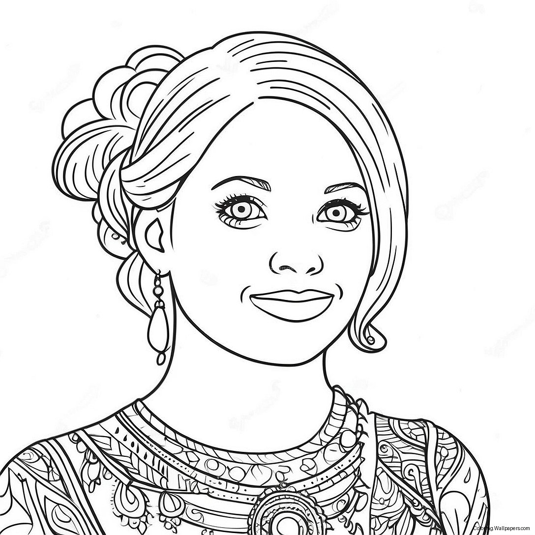 Sarah Renae Clark Coloring Page 46252