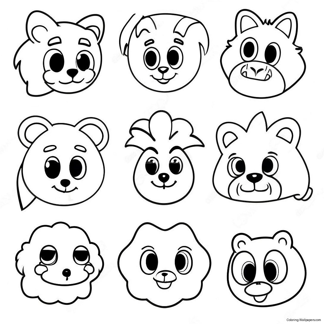 Sarcastic Animal Expressions Coloring Page 1683