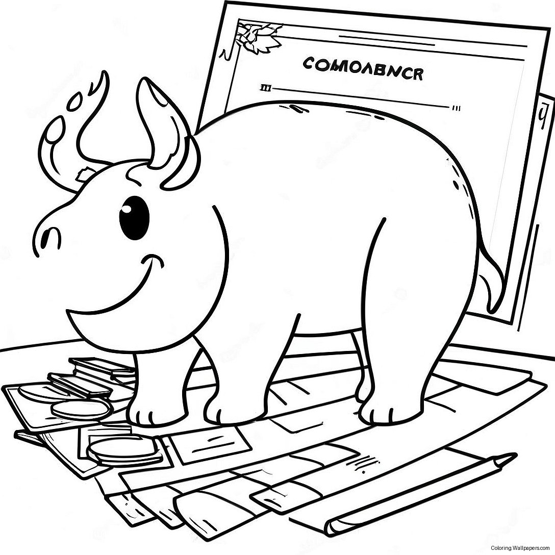 Savings Tracker Coloring Page 3884