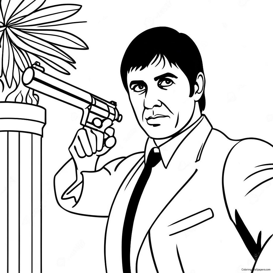 Scarface Aseella Värityssivu 27311